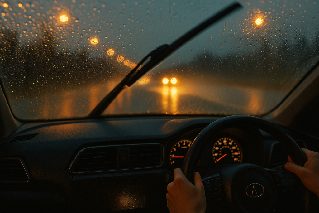 Probefahrt bei Regen – So testest du Nässe und Aquaplaning