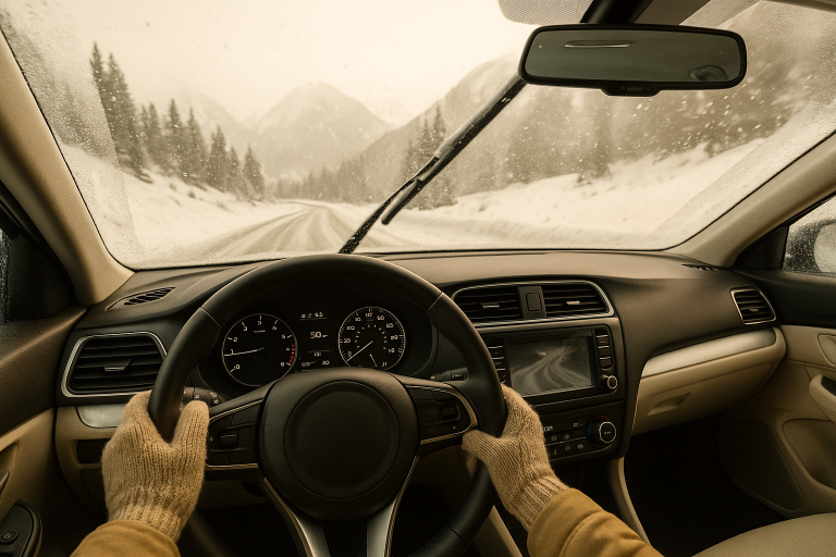 Probefahrt im Winter: Worauf bei Schnee, Eis & Kälte achten