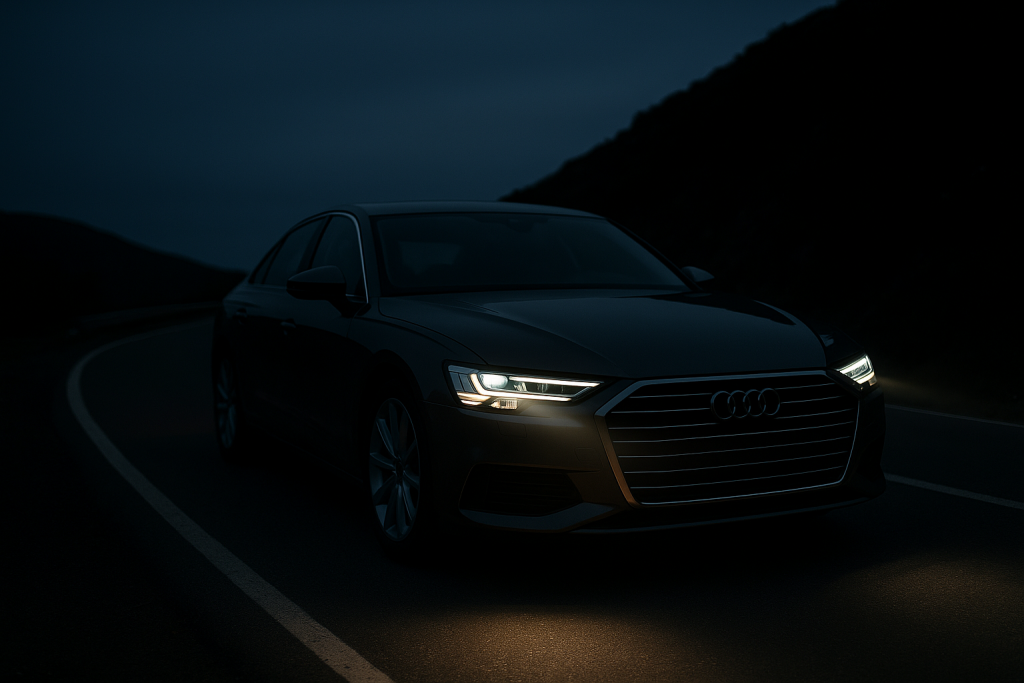 Probefahrt Beleuchtung testen – LED, Matrix & Kurven-Licht prüfen