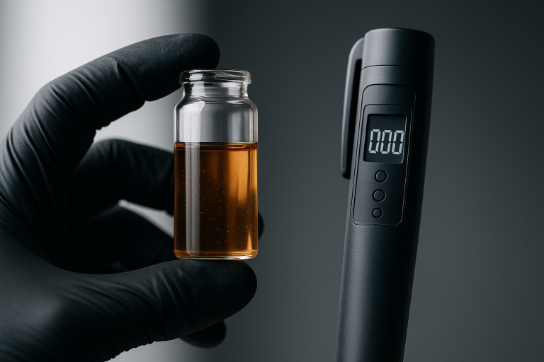 Bremsflüssigkeit Sommer diagnostizieren – Kupfer & pH richtig testen